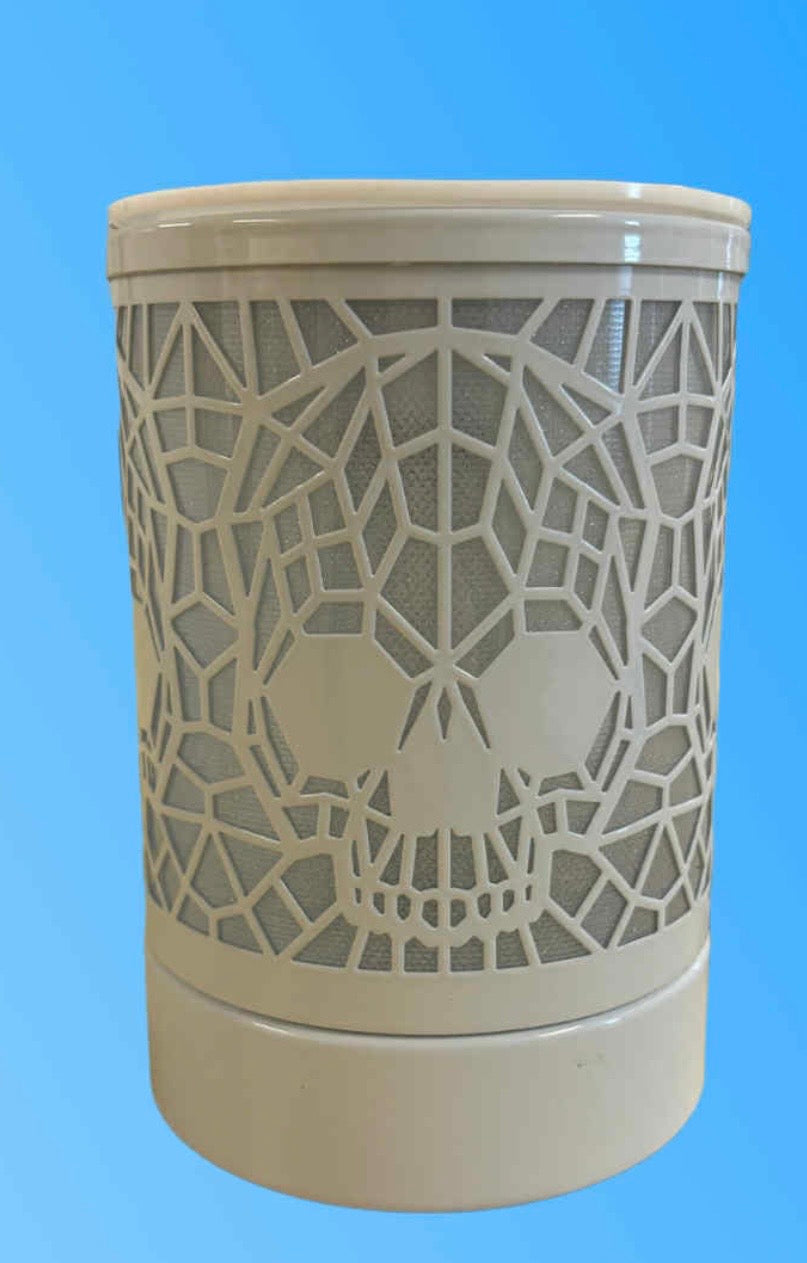 White Skull Electric Wax Melt Burner
