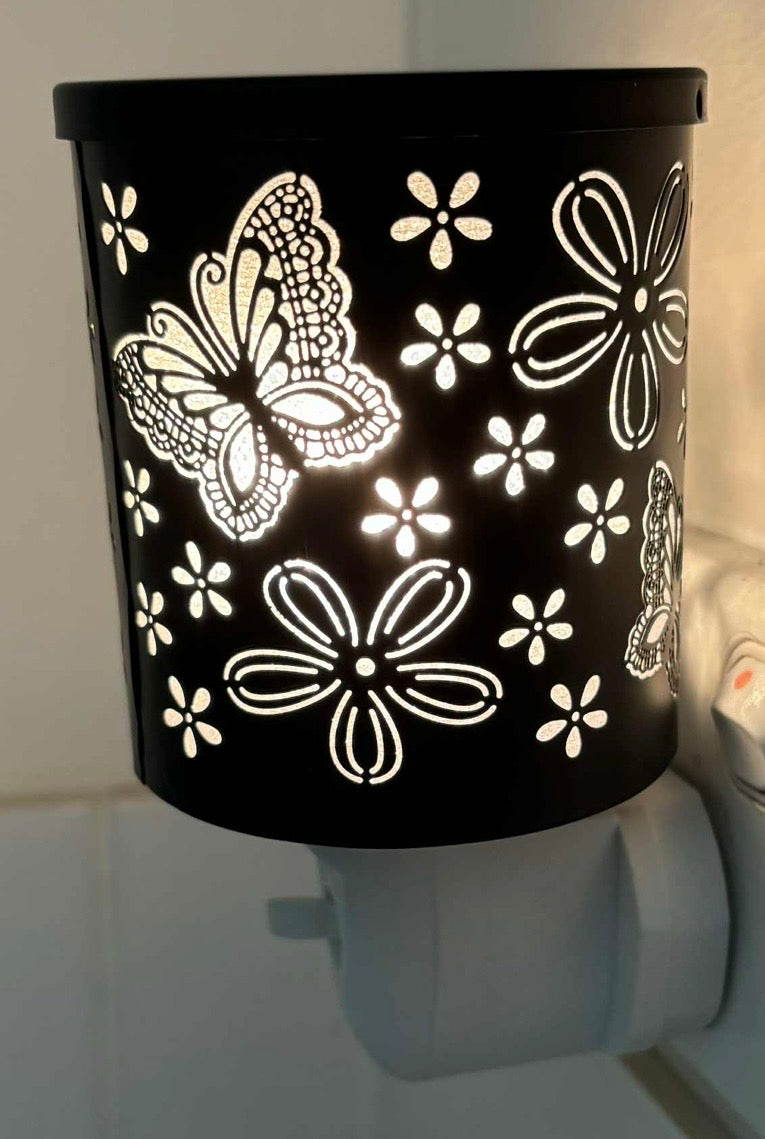 Black Butterfly Princess Plug-In Wax Warmer – Includes Globe, AU Standard Plug
