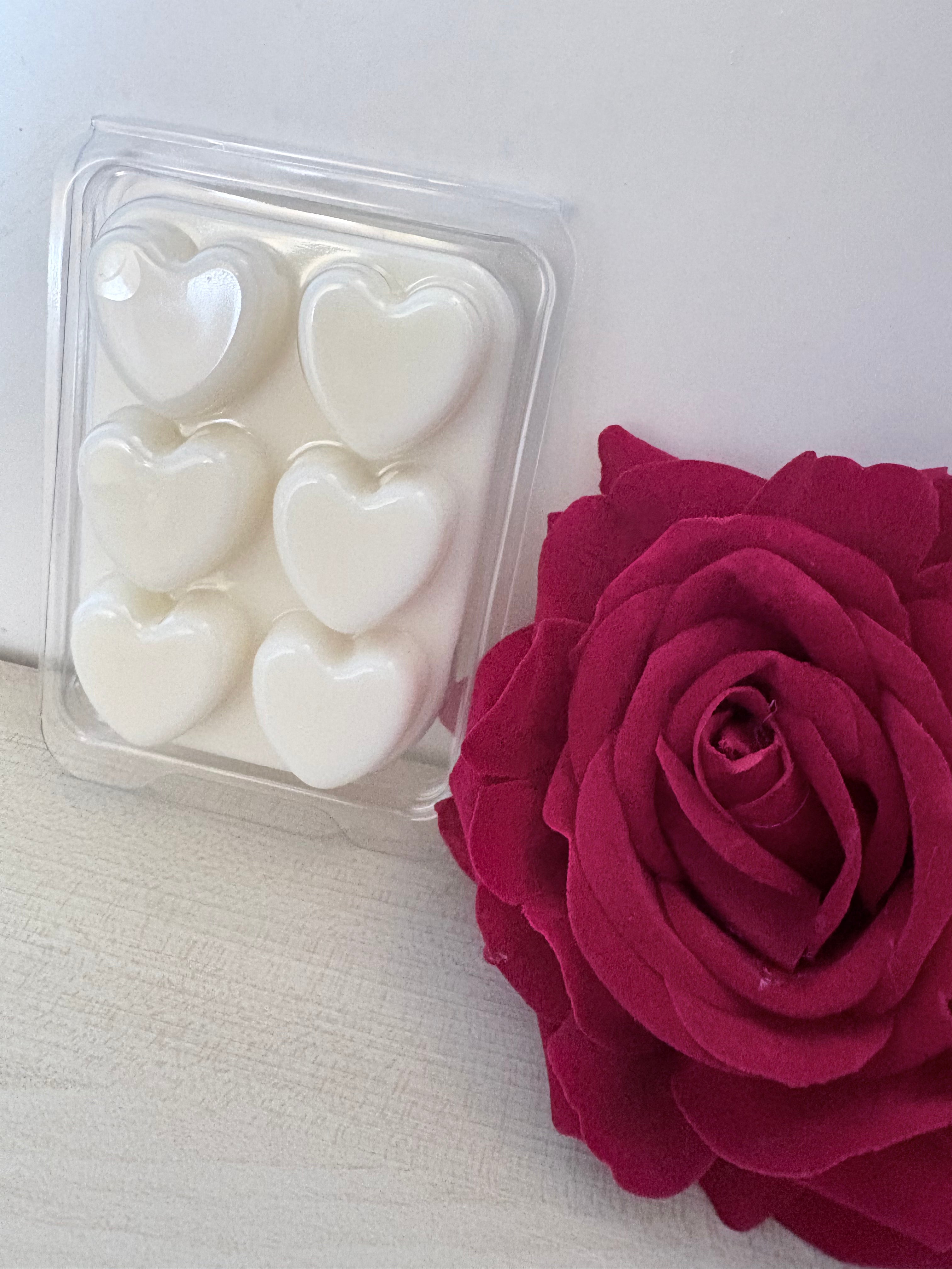 Love Heart Clam Shell Wax Melts